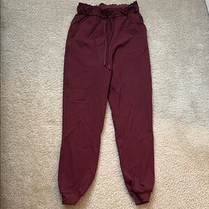 lululemon athletica Maroon Elastic Waist Skirt